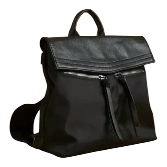 Botkler New York ‘Trigger’ Nylon Mini Black Backpack - Picture 1 of 16